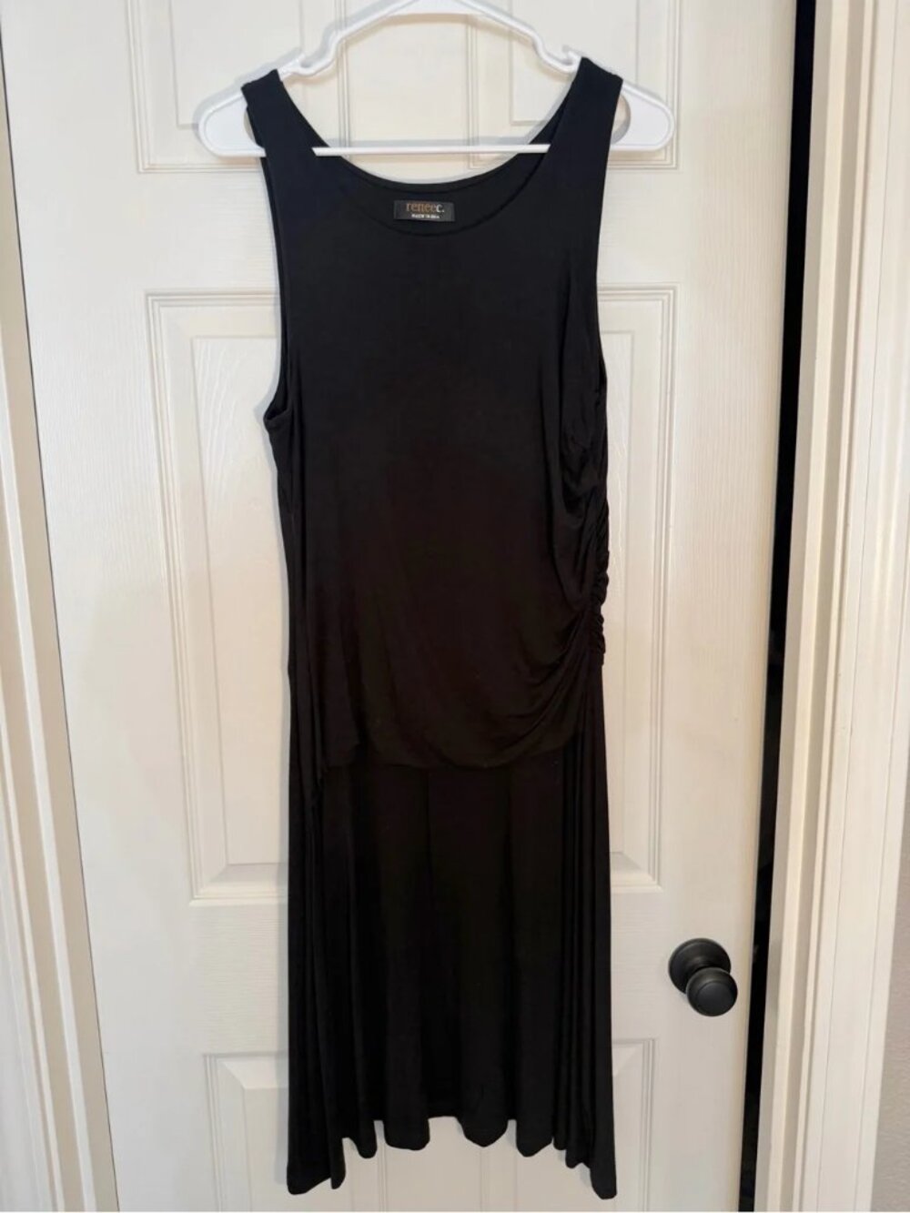 Renee C. Black Sleeveless Maxi Dress